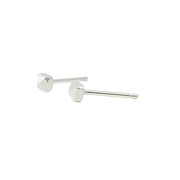 Silver Pyramid earrings